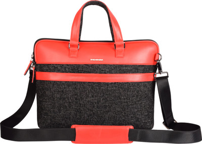 

Veuza 14 inch Laptop Messenger Bag(Black), Ebony black