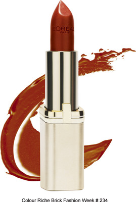 

L'Oreal Paris Color shine 234 Brick Fashion week(Brown, 4.7 g)