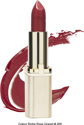 

L'Oreal Paris Color Riche 268 Rose Grenat(Plum Gold, 4.7 g)