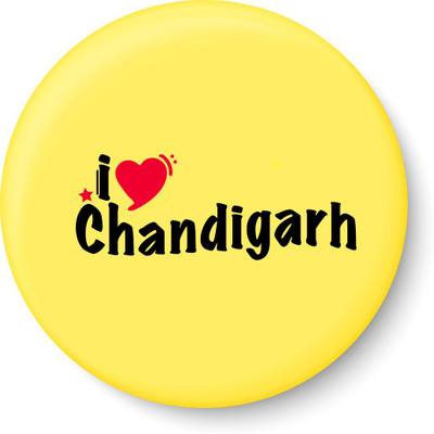 

Peacockride I Love Chandigarh Fridge Magnet Fridge Magnet Pack of 1(Multicolor)