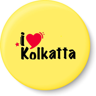 

Peacockride I Love Kolkatta Fridge Magnet Fridge Magnet Pack of 1(Multicolor)