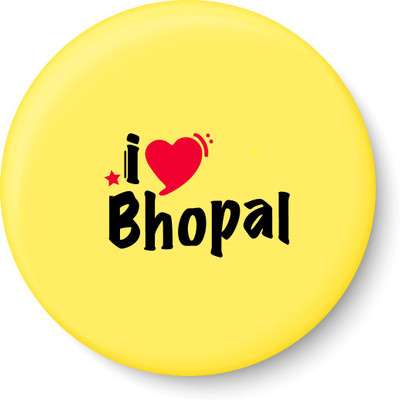

Peacockride I Love Bhopal Fridge Magnet Fridge Magnet Pack of 1(Multicolor)