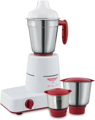 MAHARAJA WHITELINE Solo MX 122 500 W Mixer Grinder (3 Jars, Red, White)