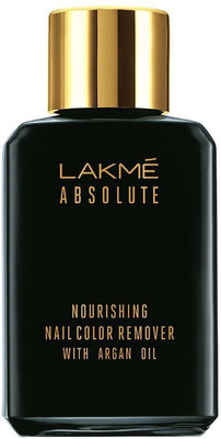 

Lakme Absolute Nourishing Nail Color Remover with Argan Oil(27 ml)