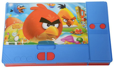 

Techhark Jumbo Angry Angry Bird Art Plastic Pencil Box(Set of 1, Multi-Color)