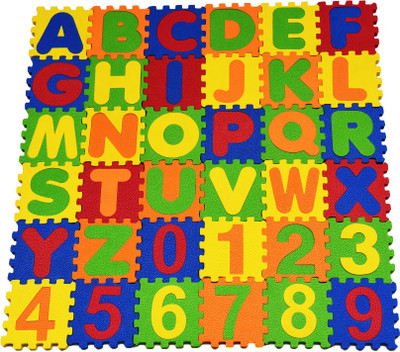 

Cutez Alpha-Numeric Puzzle Mats-36 pieces(72 Pieces)