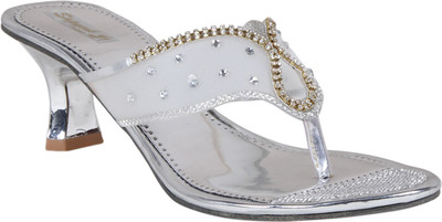 

Sapyork Women Silver Heels