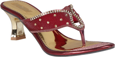 

Sapyork Women Maroon Heels