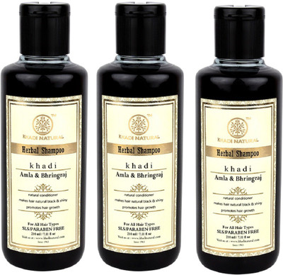 

Khadi Natural Amla & Bhringraj Shampoo- SLS & Paraben Free(630 ml)