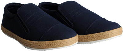 

FAUSTO Trendy Slip On Sneakers For Men(Blue