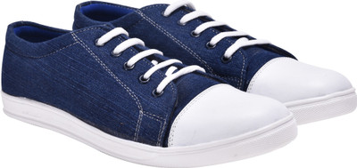 

WalkJump premium canvas shoes, casuals, lifestyle Sneakers For Men(Blue