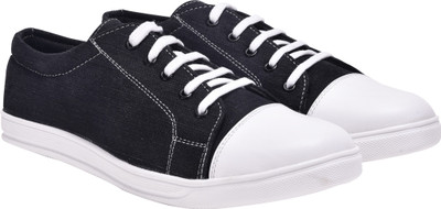 

WalkJump premium sneakers, casuals, lifestyle Canvas Shoes For Men(Black