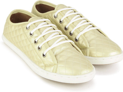 

Carlton London CLL-4007 Sneakers For Women(Gold, White, Palegold
