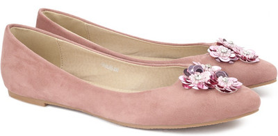 

Addons Addons Pink Colored Ballerinas Bellies For Women(Pink