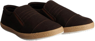 

FAUSTO Trendy Slip On Sneakers For Men(Brown