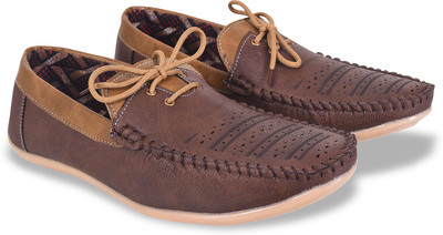 

ROAD STAG Men's Suede Loafers with Bow Detail ( Brunette) Loafers For Men(Brown