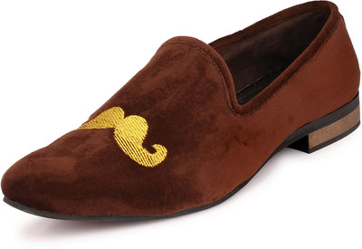 

Peponi Bachelor Bare Loafers For Men(Brown