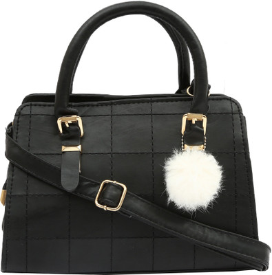 

Pepgirls Girls Casual Black Leatherette Sling Bag