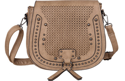 

peaubella Women Casual Khaki Leatherette Sling Bag