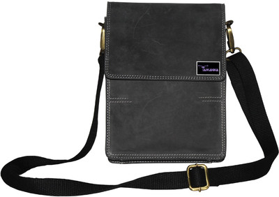 

Tamanna Boys & Girls Formal Black Genuine Leather Sling Bag