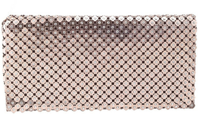 

zuberi couture Girls Casual Silver Metal Sling Bag