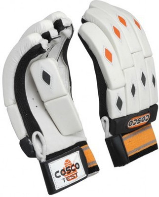 

Cosco Test Batting Gloves (L, Multicolor), White