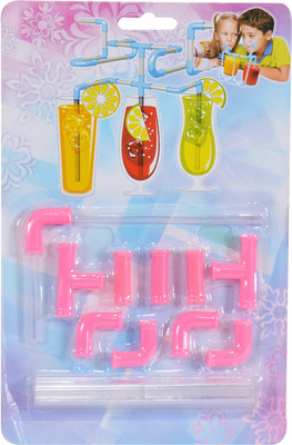 

SN toy zone Crazy Drinking Straw(Pink, Pack of 1)