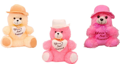 

Kashish Trading Company Very Exclusive Teddy Bear (30 Cm ) Set - Of 3 - 12 inch(Multicolor)
