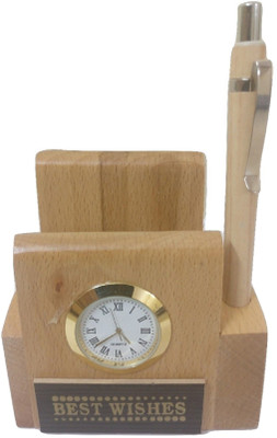 Asthanaz International Analog Brown Clock