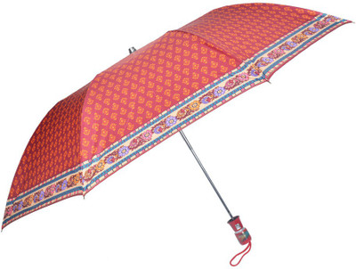 

Fendo 2 Fold Firebrick Color Umbrella(Red)
