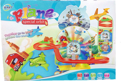 

TALKING GANESHA Plane Track Set with Dazzling Lights & Music toy for kids(Multicolor)
