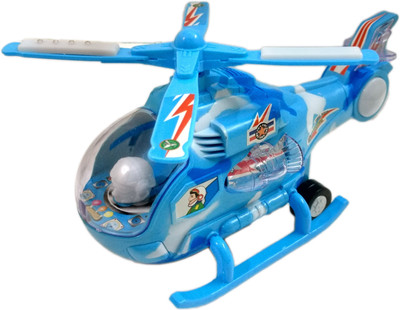 

Humaira Helicopter with Flashing Light and Music Toy(Blue)