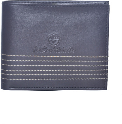 

ANSSS Men Brown Artificial Leather Wallet(8 Card Slots), Brown & cream