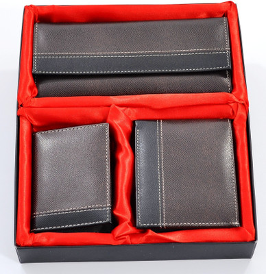 Leathers18 Men Brown Genuine Leather Wallet(5 Card Slots), Browm