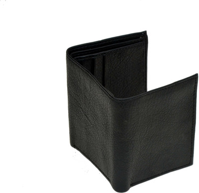 

Shopping Zone Men Black Artificial Leather Wallet(5 Card Slots)