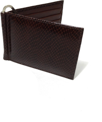 

Tom Venice Men Brown Genuine Leather Money Clip(6 Card Slots)