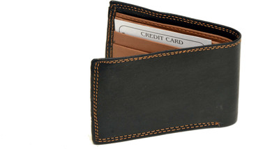 

Shopping Zone Men Black Artificial Leather Wallet(4 Card Slots)
