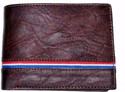 

Charlie Men Brown Genuine Leather Wallet(8 Card Slots)