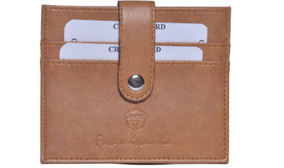 

ANSSS Men Tan Artificial Leather Card Holder(5 Card Slots)