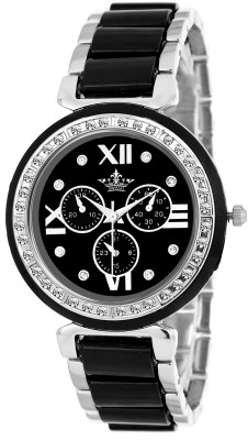 Swisso Sws-703-Silver-Black Urban Collection Watch  - For Women   Watches  (Swisso)