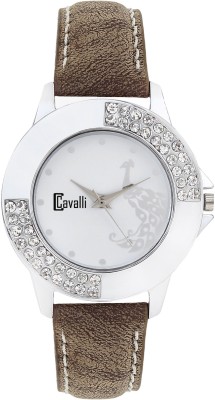 Cavalli CW 420 White Dial Studded Exclusive Watch  - For Women   Watches  (Cavalli)