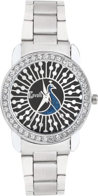 Cavalli CW 422 Peacock Dial Studded Watch  - For Women   Watches  (Cavalli)