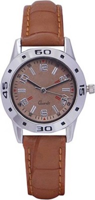 keepkart 004 Brown Leather Strap Analouge Watch For Woman And Girls Analog Watch  - For Girls   Watches  (Keepkart)