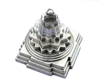 

Seju Creations Parad Shri Yantra (Mercury) 108 gm Silver Plated Yantra(Pack of 1)