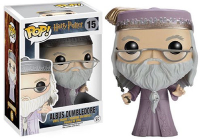

Funko Harry Potter Dumbledore with Wand POP Vinyl Figure - 4 Inch [Wizplex](Multicolor)