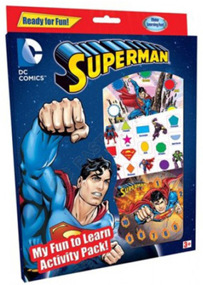 kidoz kingdom SUPERMAN MY FUN TO LEARN ACTIVITY PACK