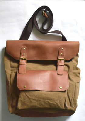 ODDITY OD 003 Messenger Bag(Beige, 8 L)