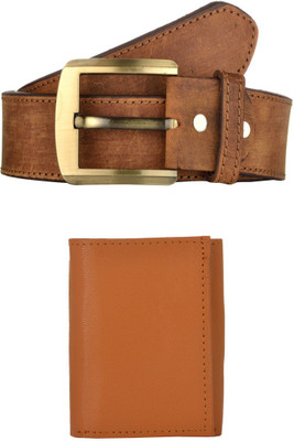 

Exotique Men Casual Tan Genuine Leather Belt