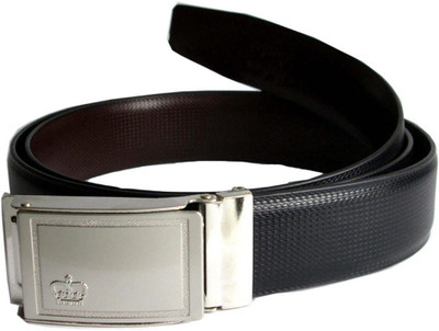 

LEE O Men Formal Black Genuine Leather Reversible Belt