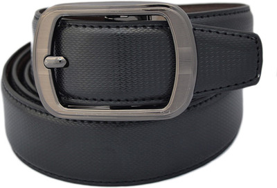 

LEE O Men Formal Black Genuine Leather Reversible Belt